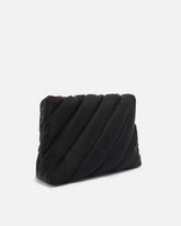 Borsa a tracolla maxi Extra Love Bag Puff in nylon trapuntato - | Pinko