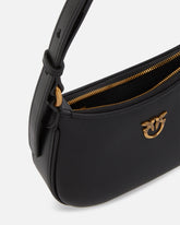 Baby borsa a spalla Half Moon in pelle - Nero | Pinko