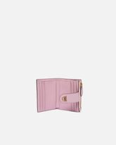 Cartera pequeña de piel lisa con logotipo - | Pinko