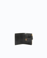 Cartera pequeña de piel lisa con logotipo - | Pinko
