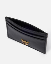 Portacarte in pelle con logo Love Birds - | Pinko