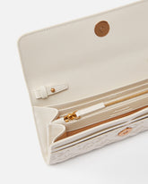 Portefeuille rectangulaire en cuir Monogram à bandoulière - | Pinko