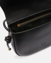 Borsa grande a tracolla in pelle con nodi - | Pinko