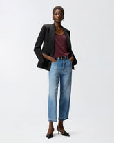 Jeans balloon fit con scoloriture - | Pinko