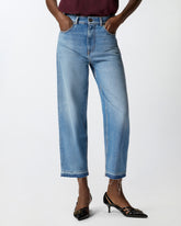 Balloon-fit jeans with fading - | Pinko