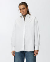 Camicia oversize in popeline - | Pinko