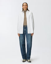 Camicia oversize in popeline - | Pinko