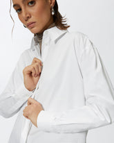 Camicia oversize in popeline - | Pinko