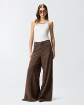 Top a costine con ricami gioiello - | Pinko
