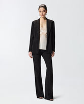Fitted double-breasted jacket - | Pinko