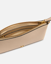 Pochette piatta in pelle con logo Love Birds - | Pinko