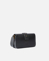 Borsa a spalla morbida Mini Love Bag in pelle - Nero | Pinko