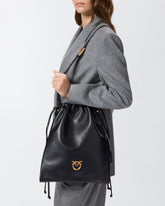 Borsa a spalla media Slouchy Bag verticale in pelle - | Pinko