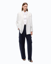 Veste croisée oversize à strass - | Pinko