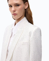 Veste croisée oversize à strass - | Pinko