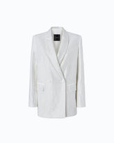 Oversize σταυρωτό σακάκι με στρας - | Pinko