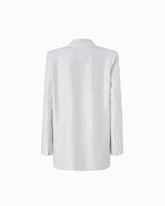 Veste croisée oversize à strass - | Pinko