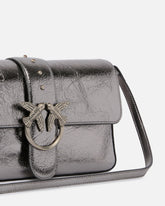 Love Bag One Slouchy medium shoulder bag in laminated leather - | Pinko