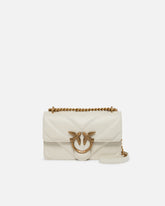 Mini sac à bandoulière Love Bag en cuir nappa matelassé en chevrons - | Pinko