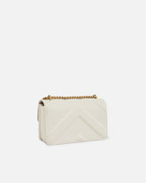 Mini sac à bandoulière Love Bag en cuir nappa matelassé en chevrons - | Pinko