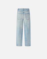 Jeans loose fit con spacchetti - | Pinko