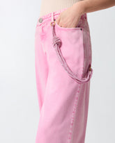 Jeans with jewel cord - | Pinko