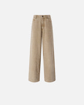 Jeans marroni con borchie - | Pinko