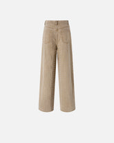 Jeans marroni con borchie - | Pinko