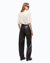 T-Shirt mit Strass und Logo - | Pinko