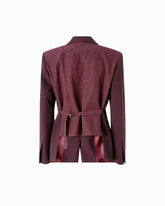 Giacca con inserto a pois - | Pinko