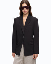 Chaqueta con inserción de lunares - | Pinko