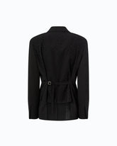 Chaqueta con inserción de lunares - | Pinko