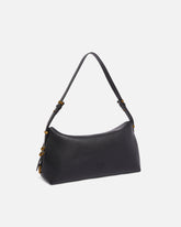 Borsa a spalla Saddle Bag media in pelle - Nero | Pinko