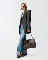 Leather maxi Love Bag Slouchy shoulder bag - | Pinko