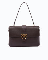 Borsa a spalla grande Extra Love Bag One Slouchy in pelle new biker - | Pinko