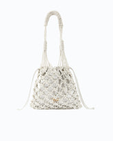 Borsa a spalla piccola con micro strass - | Pinko