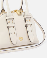 Skórzana torebka do ręki bowling Mini Escape Bag - | Pinko
