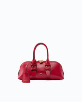 Mała skórzana torebka do ręki bowling Escape Bag - | Pinko