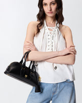 Borsa piccola a mano Escape Bag in pelle - Nero | Pinko