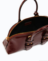 Escape Bag Horizontal small handbag in new shiny leather - | Pinko