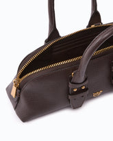 Borsa a mano piccola Escape Bag Horizontal in pelle fiore - | Pinko