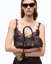 Borsa a mano piccola Escape Bag Horizontal in pelle fiore - | Pinko