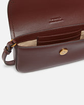 Borsa a spalla media Saddle Flat in pelle - | Pinko