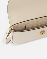 Saddle Flat medium shoulder bag in leather - | Pinko