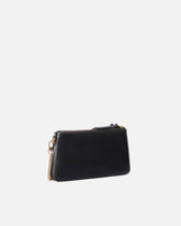 Leather Mini Double Bag with shoulder strap - | Pinko
