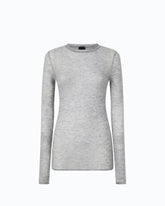 Maglia girocollo con paillettes - | Pinko