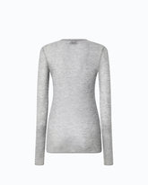 Maglia girocollo con paillettes - | Pinko