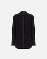 Camicia in popeline e crêpe - | Pinko