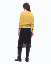 Wool and cashmere turtleneck sweater - | Pinko