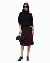 Jersey de cuello alto de lana y cachemira - | Pinko
